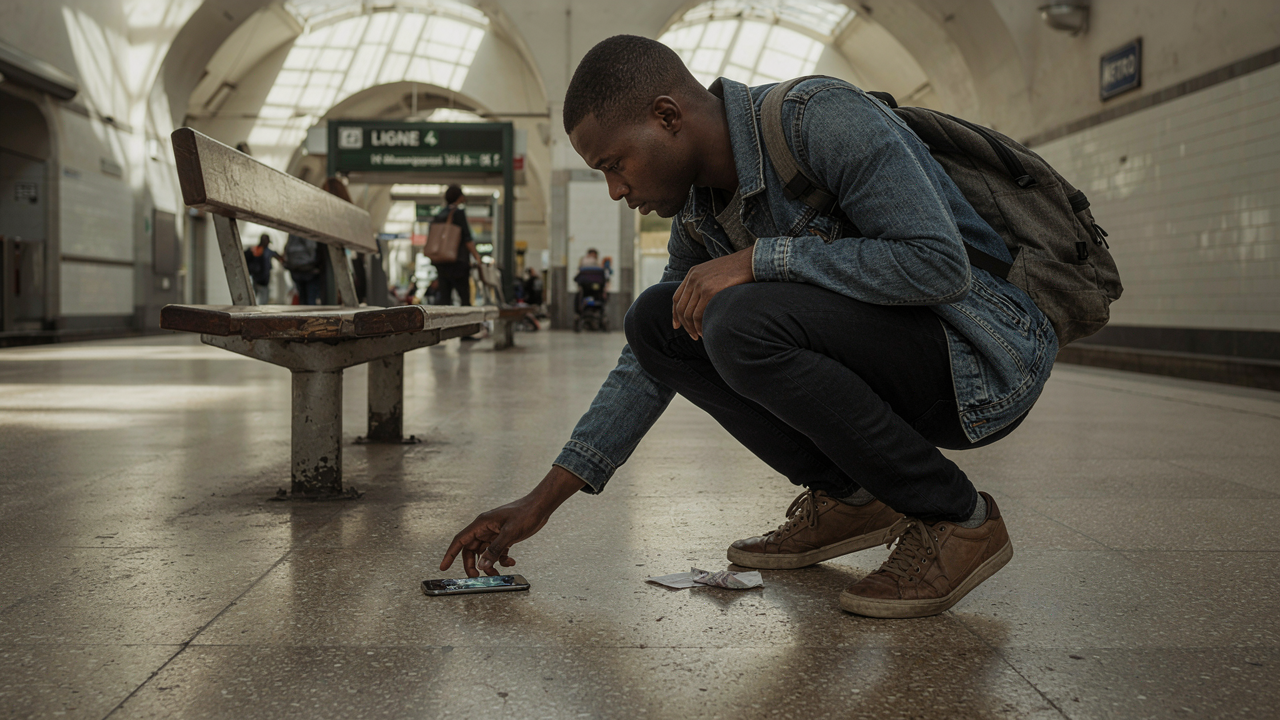 Celui qui a trouvé un téléphone par terre et ne l'a pas rendu au propriétaire est un voleur